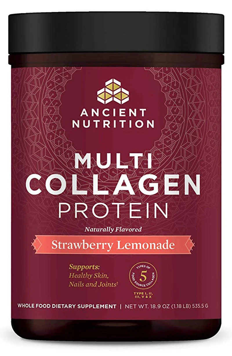 ANCIENT NUTRITION Multi Collagen Protein (Strawberry Lemonade - 262 gr)