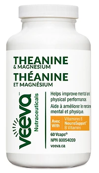 VEEVA Theanine & Magnesium (60 veg caps)