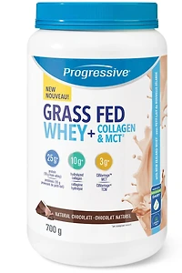 PROGRESSIVE Grass Fed Whey +  Collagen & MCT (Chocolate - 700 gr)