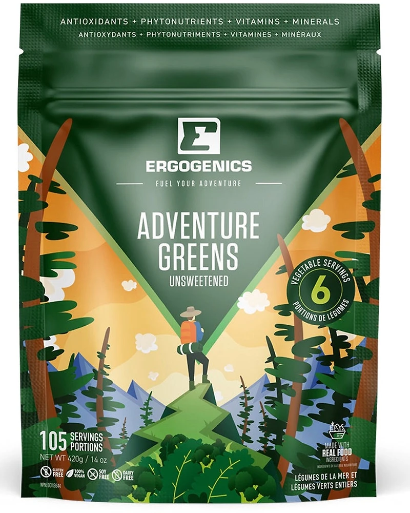 ERGOGENICS Adventure Greens Powder (420 gr)