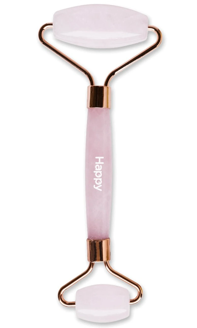 HAPPY NATURAL PRODUCTS Facial Roller - Rose Quartz