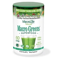 MACROLIFE NATURALS Macro Greens Canister (60 Servings)