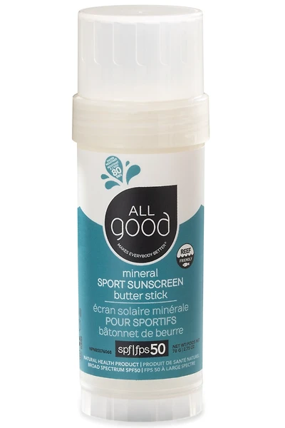 ALL GOOD SPF 50 Sport Sunscreen Butter Stick