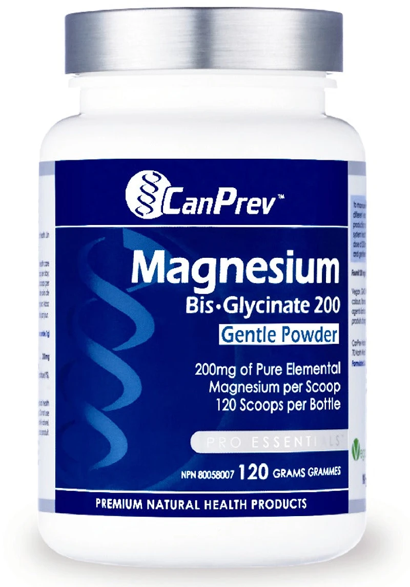 CANPREV Magnesium Bis-Glycinate 200 Gentle (120 gr)