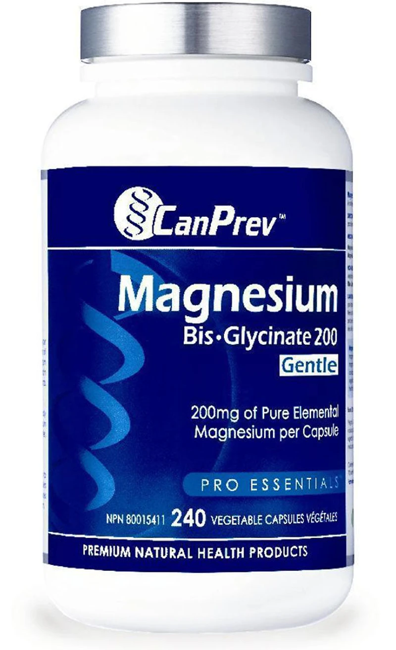 CANPREV Magnesium Bis-Glycinate 200 Gentle ( veg caps