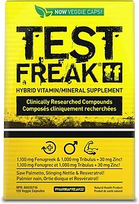 PHARMAFREAK Test Freak Hybrid 120 Count