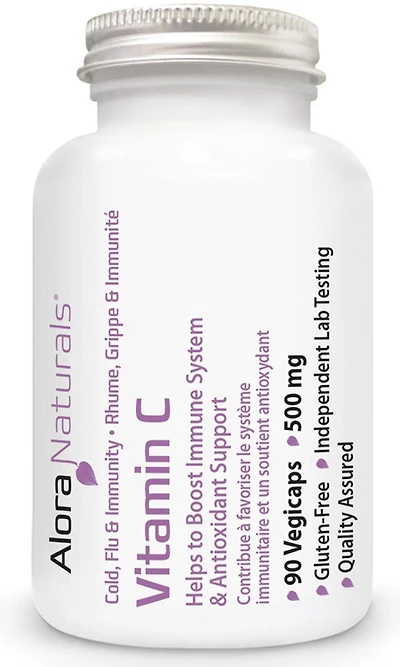 ALORA NATURALS Vitamin C (500 mg - 90 veg caps)