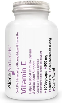 ALORA NATURALS Vitamin C (500 mg - 90 veg caps)