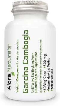ALORA NATURALS Garcinia Canbogia (500 mg - 60 veg caps)