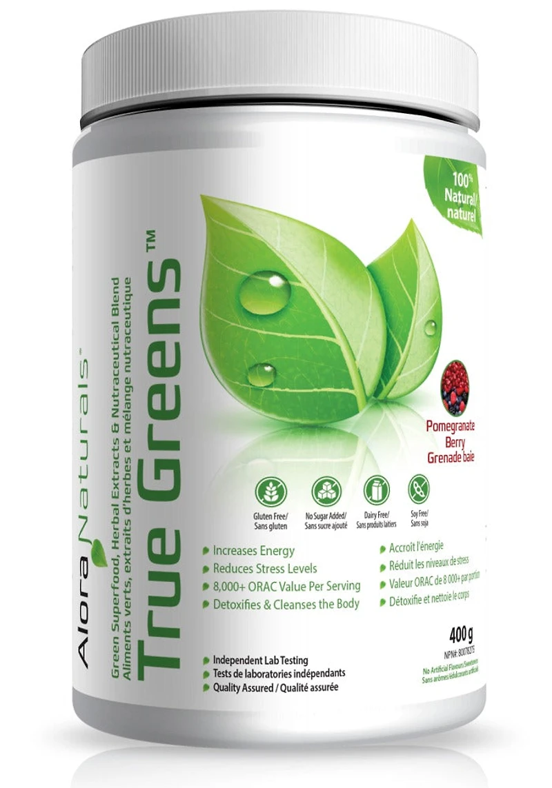 ALORA NATURALS True Greens Pomegranate Berry