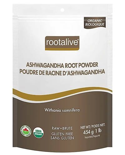 ROOTALIVE Organic Ashwagandha Root Powder (454 gr)