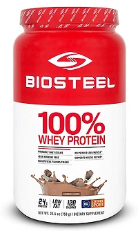 BIOSTEEL Natural 100%Whey Protein Blend (Chocolate - 750 gr)