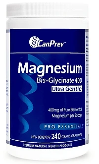 CANPREV Magnesium Bis-Glycinate 400 Ultra Gentle (240 gr)