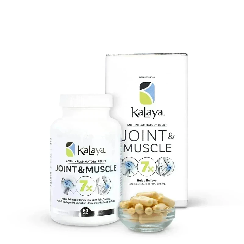 KaLaya 7x Joint & Muscle Anti-Inflammatory Support (60 Caps)