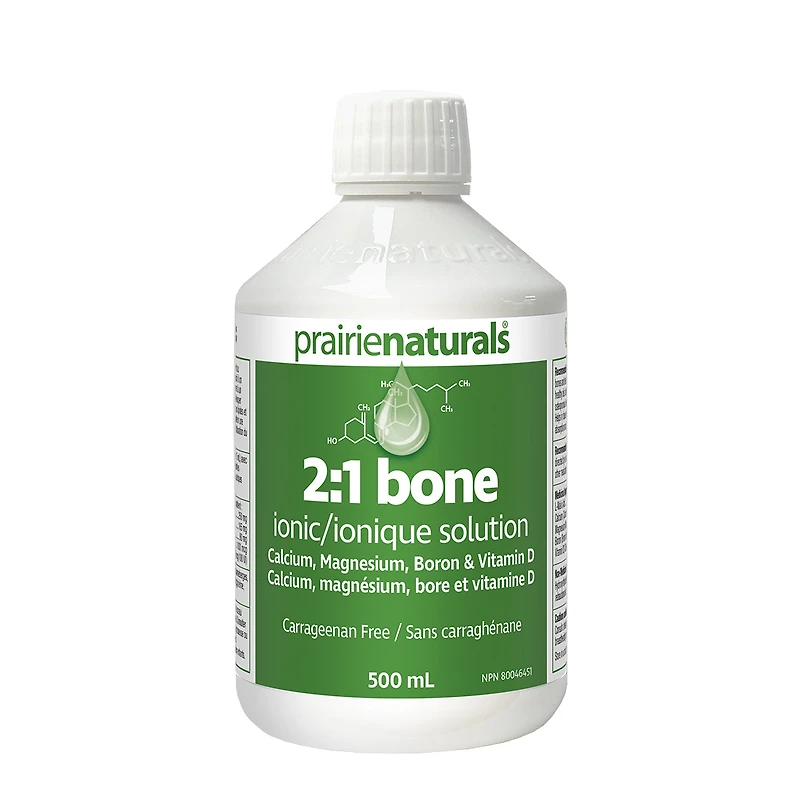 PRAIRIE NATURALS Ionic Bone 2: 1 Solution (500 ml)