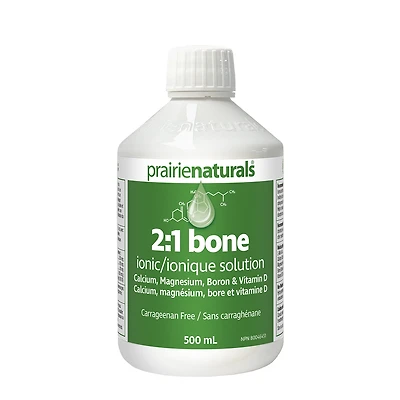 PRAIRIE NATURALS Ionic Bone 2: 1 Solution (500 ml)