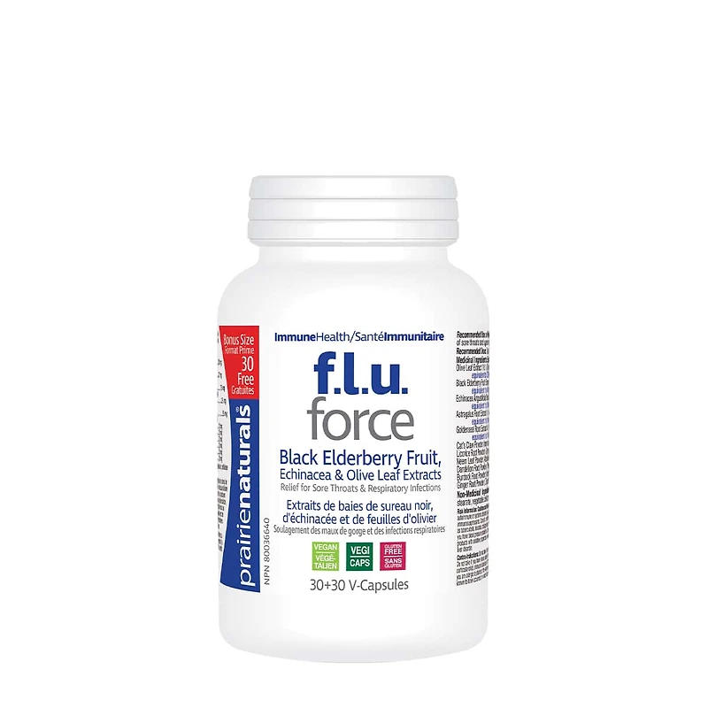 PRAIRIE NATURALS FLU Force (60 veg caps)