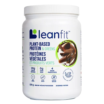 LEANFIT Plant-Based Protein & Greens (Chocolate - 579 gr)