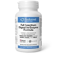 PREFERRED NUTRITION - Full Spectrum Digestive Enzyme Formula (60 DR caps)