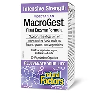 NATURAL FACTORS MacroGest Plant Enzymes (60 veg caps)