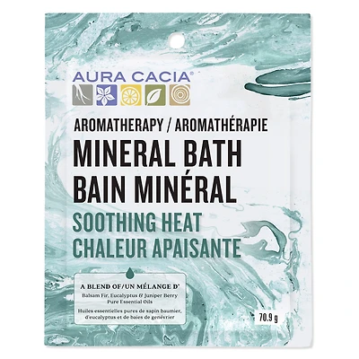 AURA CACIA Soothing Heat Mineral Bath  (6 x 71 gr)