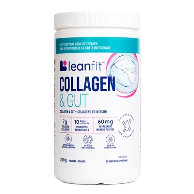 LEANFIT Collagen & Gut (Unflavoured - 250 gr)