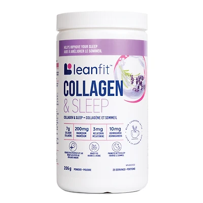 LEANFIT Collagen & Sleep (Blue Lavender Latte - 206 gr)