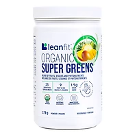 LEANFIT Organic Super Greens (Tropical Mango - 179 gr)