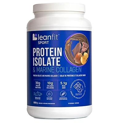 LEANFIT Protein Isolate & Marine Collagen (Chocolate Hazelnut - 880 gr)