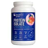 LEANFIT Protein Isolate & Marine Collagen (Strawberry Raspberry - 828 gr)