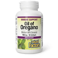 NATURAL FACTORS - Oil of Oregano (180 mg