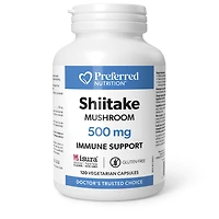 PREFERRED NUTRITION -  Shiitake Mushroom (500 mg - 120 vcaps)