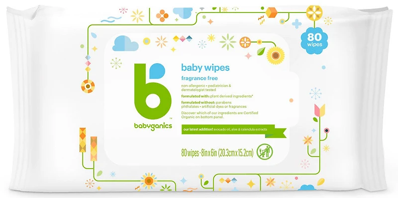 BABYGANICS Baby Wipes ( ct