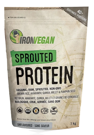 IRON VEGAN Sprouted Protein (Unflavoured - 1 kg)