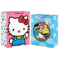 Hallmark Hello Kitty Gift Bag Bundle (2 Bags: 1 Large 13", 1 XL 15") f