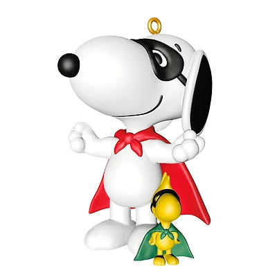 Hallmark Keepsake Christmas Ornament (Peanuts Spotlight on Snoopy Mask