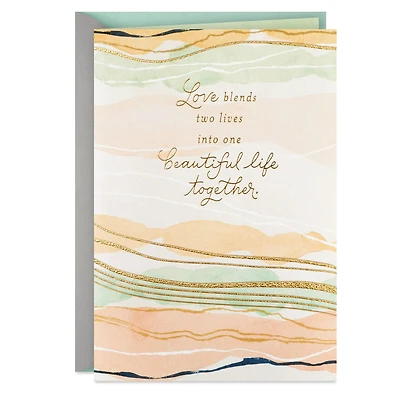 Hallmark Wedding Card (Beautiful Life Together)