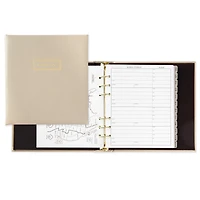 Refillable Address Book (Cream)