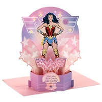 Wonder Woman Paper Wonder Pop Up Birthday Card with Music (Plays Wonde