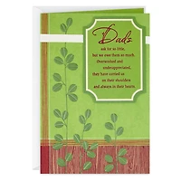 Birthday Greeting Card to Father (Loved and Appreciated)