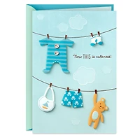 Baby Shower Card (Blue, Now This is Cuteness)