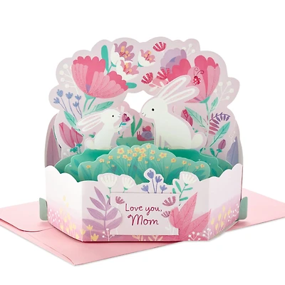 Paper Wonder Displayable Pop Up Birthday Card for Mom or Mothers Day C