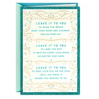 Graduation Card (Leave It To You)
