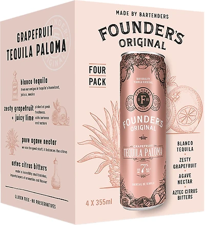 BCLIQUOR Founder's Original - Tequila Paloma Can