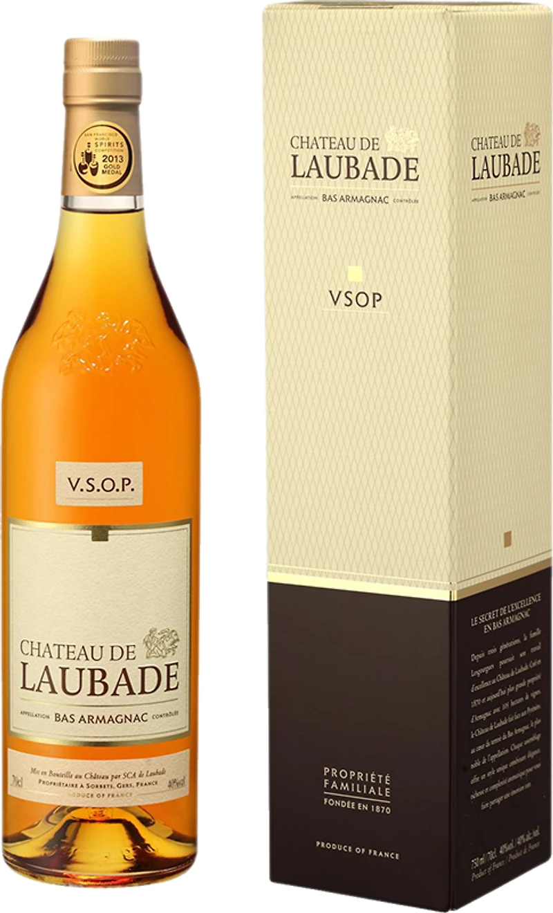 BCLIQUOR Chateau De Laubade - Vsop Bas Armagnac