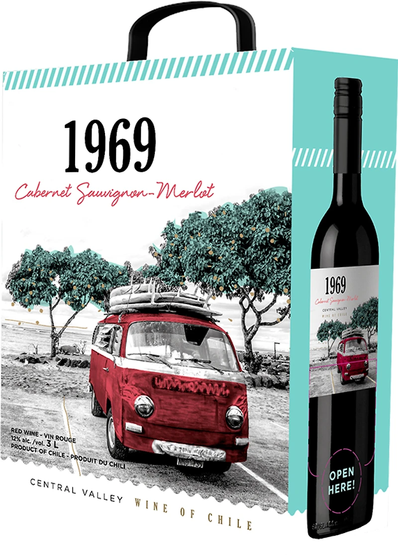 BCLIQUOR Cabernet Sauvignon Merlot - Sur Andino 1969
