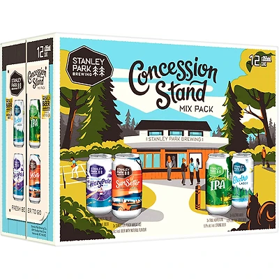 BCLIQUOR Stanley Park Brewing - Concession Stand Can Mixed Pack