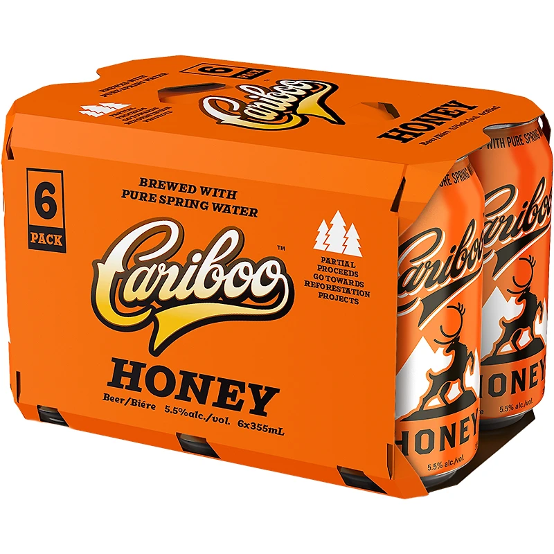 BCLIQUOR Pacific Western - Cariboo Honey Lager Can