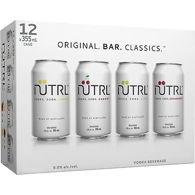 BCLIQUOR Nutrl - Vodka Soda Mixed Pack Can