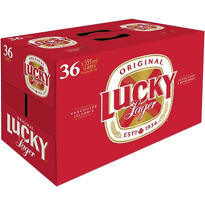 BCLIQUOR Labatt - Lucky Lager 36 Can
